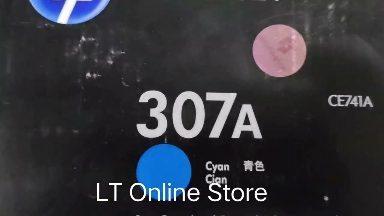 HP CE741A 307A Cyan Toner Cartridge