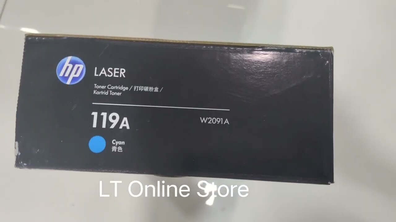 HP 119A Cyan Laser Toner Cartridge HP 119A Cyan Laser Toner Cartridge