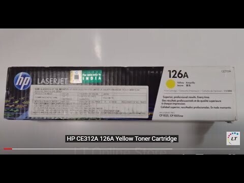 HP CE312A 126A Yellow Toner Cartridge