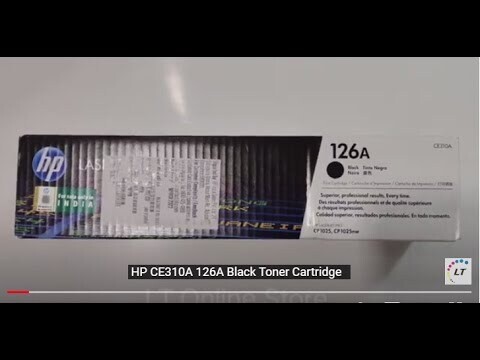 HP CE310A 126A Black Toner Cartridge HP CE310A 126A Black Toner Cartridge
