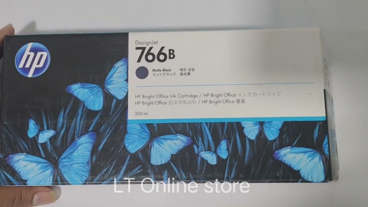 HP DesignJet 766 / 766B Ink Cartridge, Matt Black, 300ml HP DesignJet 766 / 766B Ink Cartridge, Matt Black, 300ml