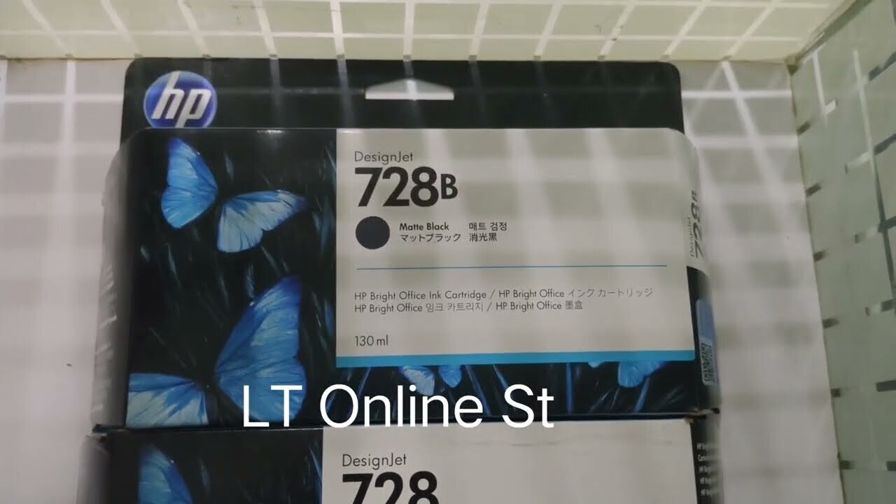 HP DesignJet 728 Matte Black Ink Cartridge, 130ml (T730, T830) HP DesignJet 728 Matte Black Ink Cartridge, 130ml (T730, T830)