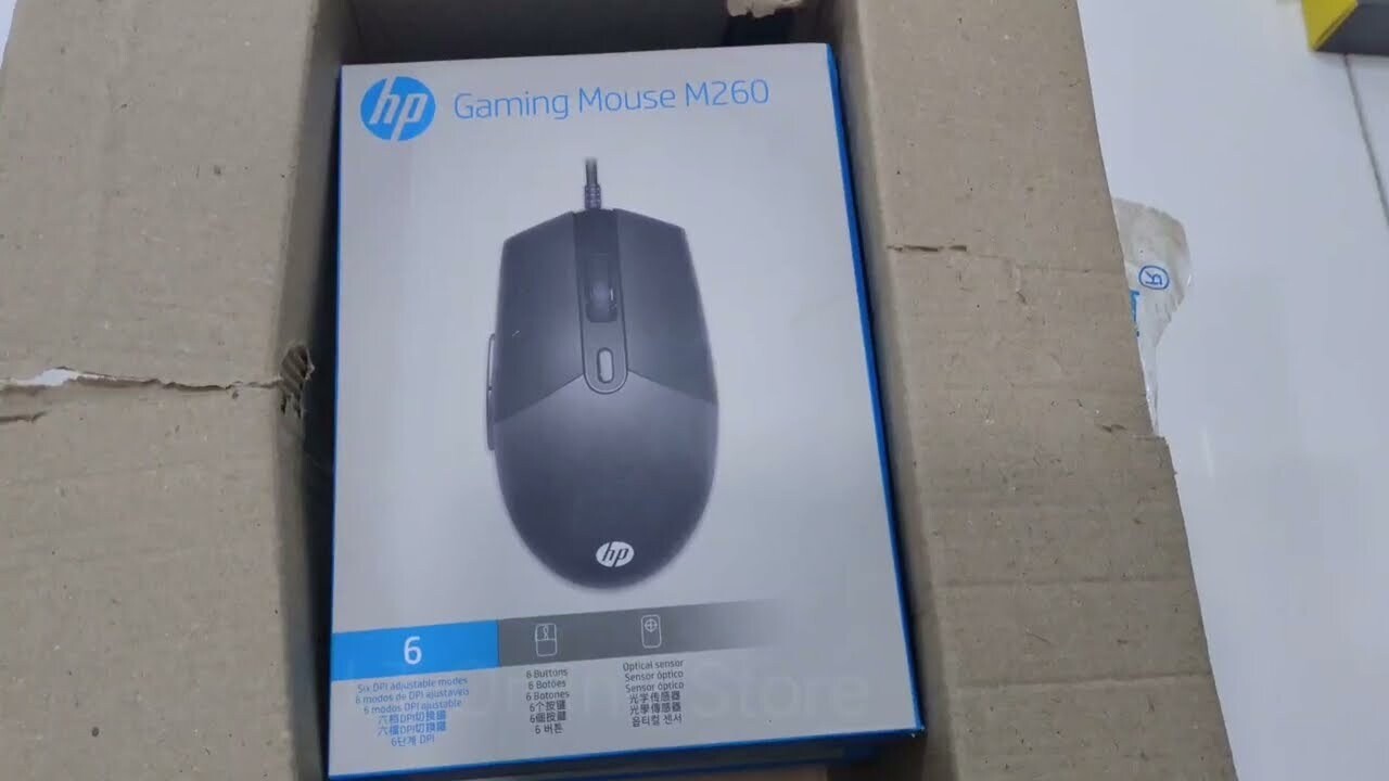 HP M260 Gaming Mouse with RGB backlighting HP M260 Gaming Mouse with RGB backlighting