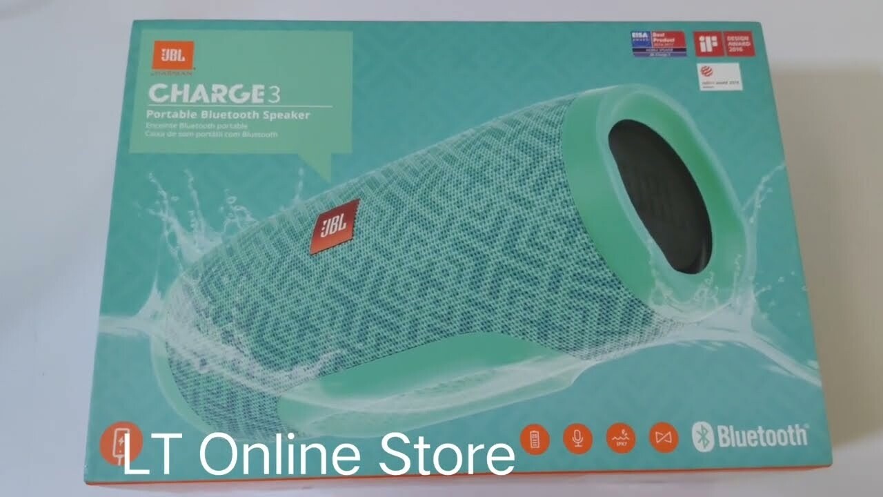 JBL Charge 3 Wireless Portable Speaker, Green JBL Charge 3 Wireless Portable Speaker, Green