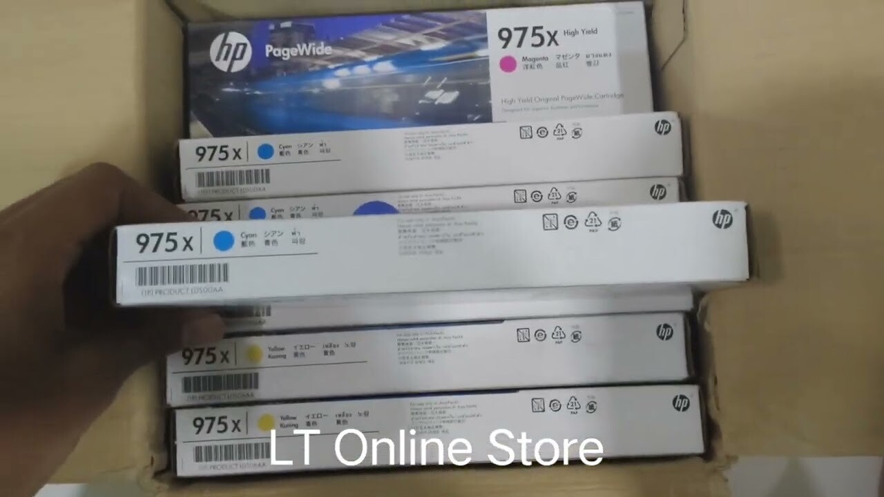 HP PageWide 975X Cyan Ink Cartridge HP PageWide 975X Cyan Ink Cartridge