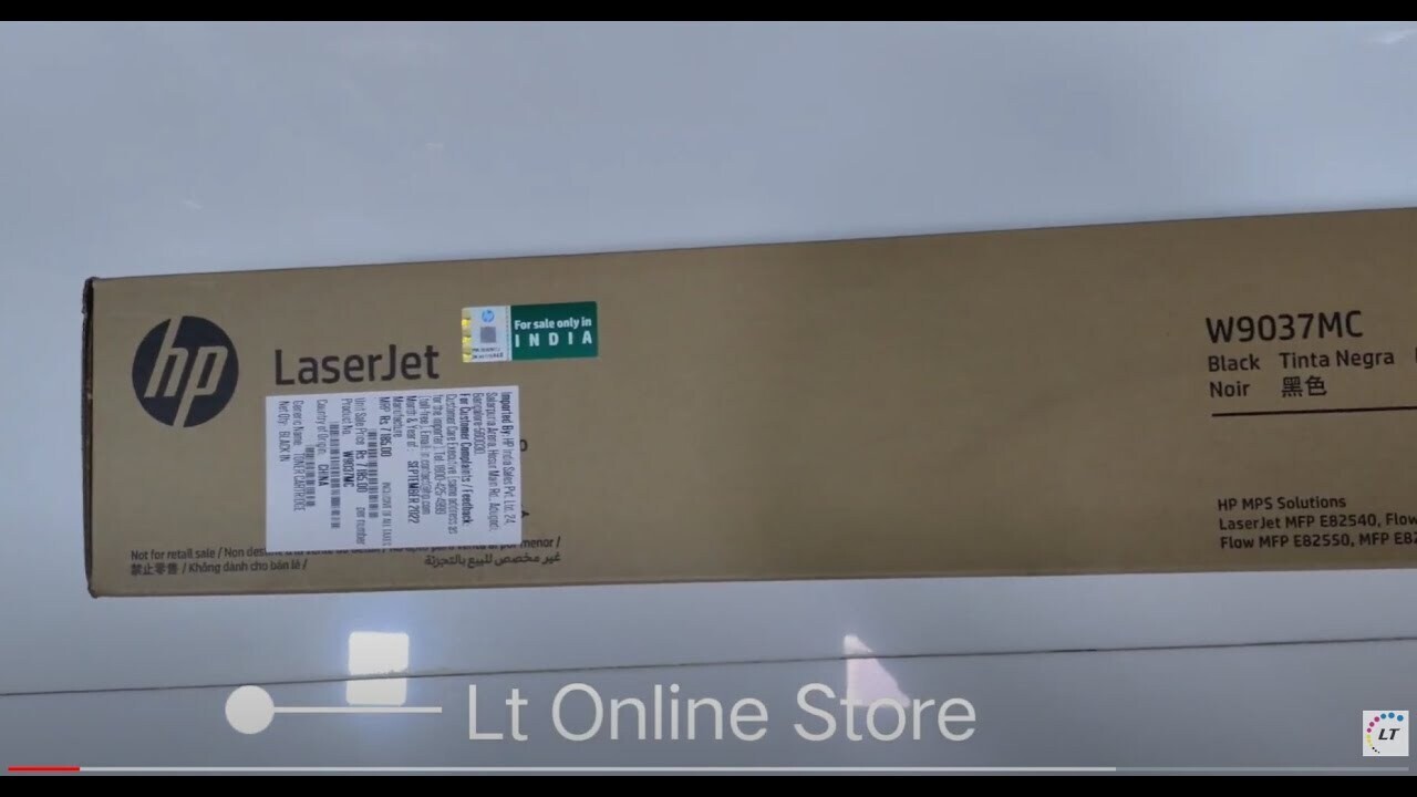 Hp W9037mc Black Laserjet Toner Cartridge Hp W9037mc Black Laserjet Toner Cartridge