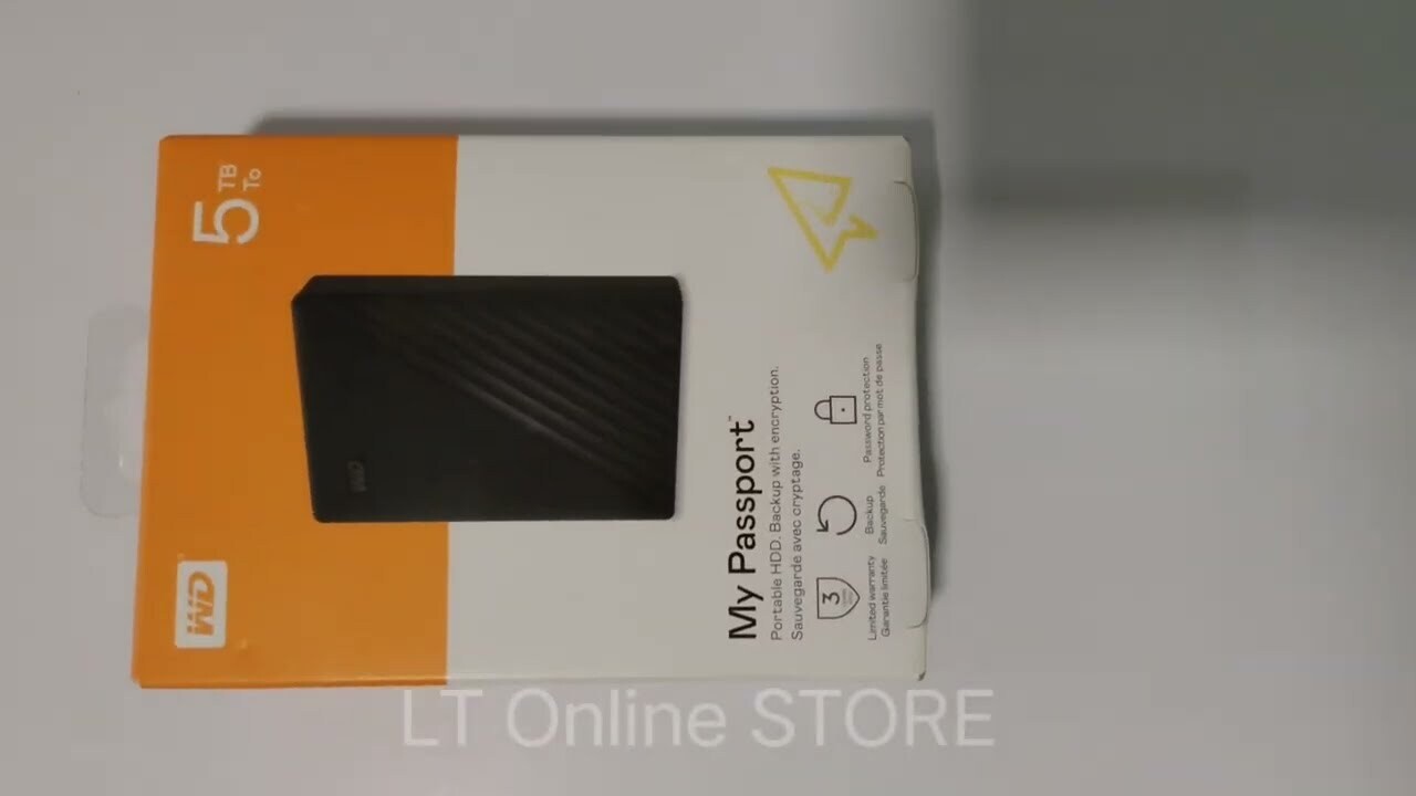 WD 5TB My Passport Portable Hard Disk Drive