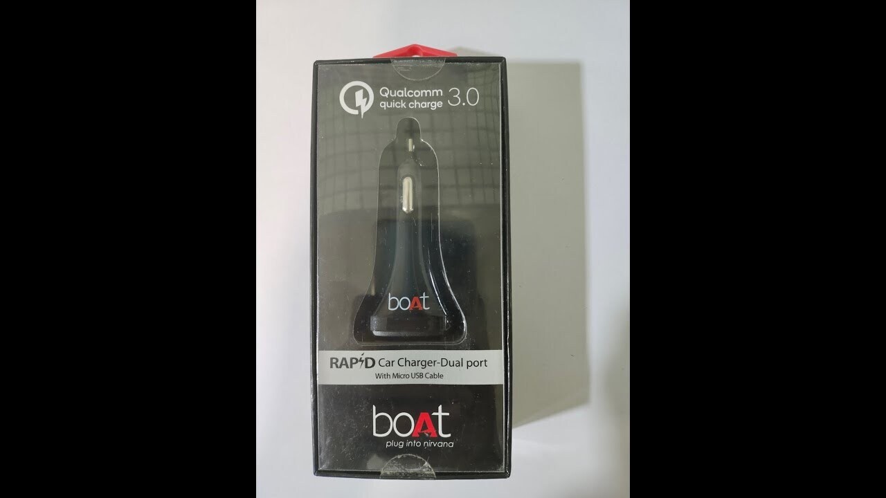 boAt Dual Port Rapid Car Charger + Micro USB Cable boAt Dual Port Rapid Car Charger + Micro USB Cable