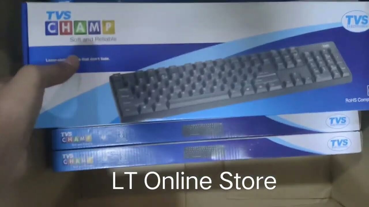 TVS Champ PS/2 English Keyboard
