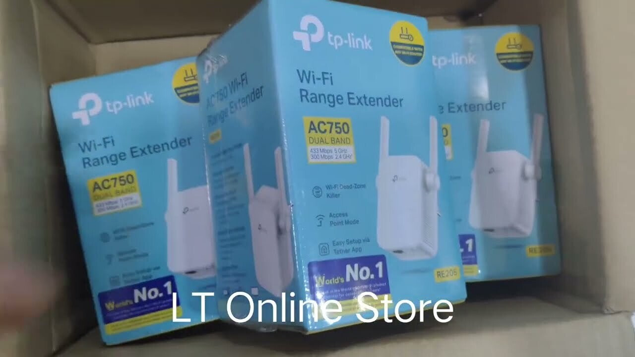 TP-Link RE205 Wi-Fi Range Extender, AC750
