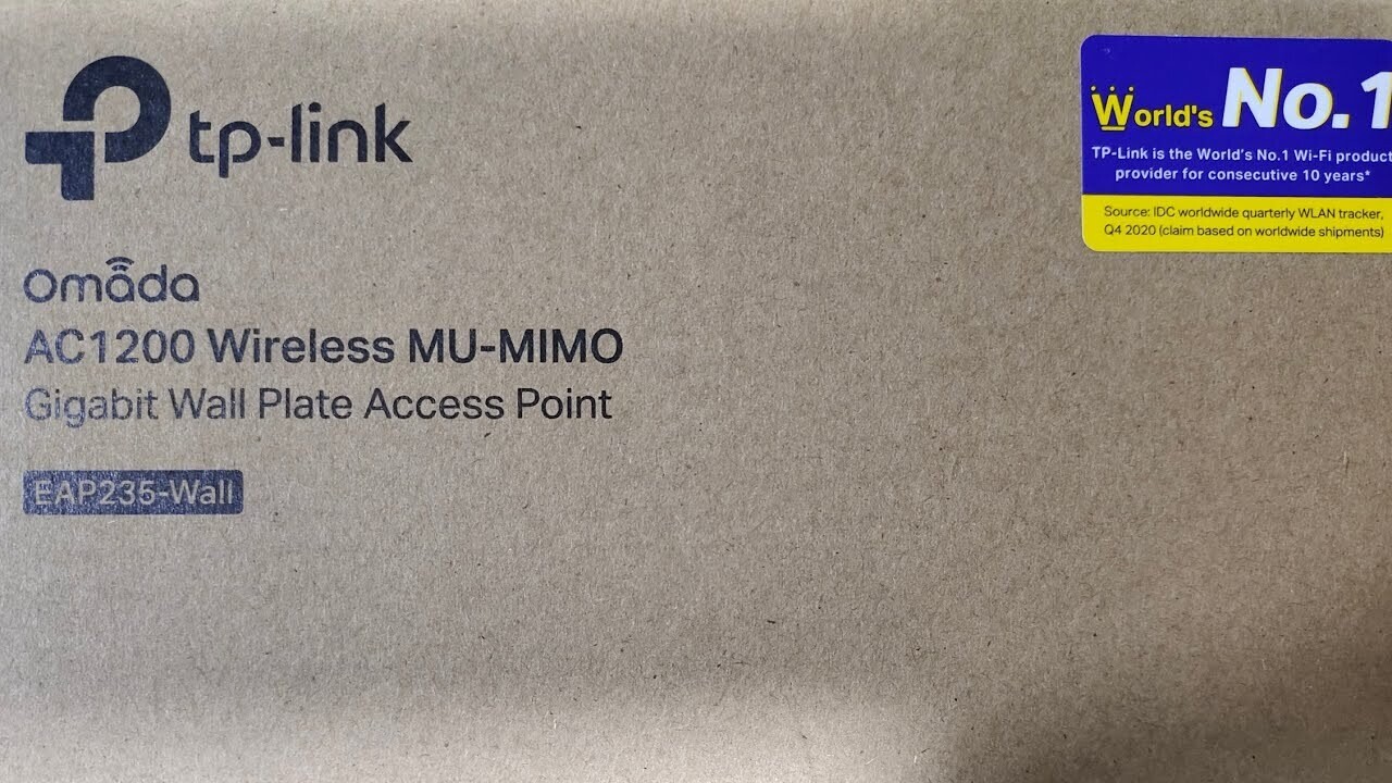 TP-Link EAP235-Wall Plate Access Point TP-Link EAP235-Wall Plate Access Point