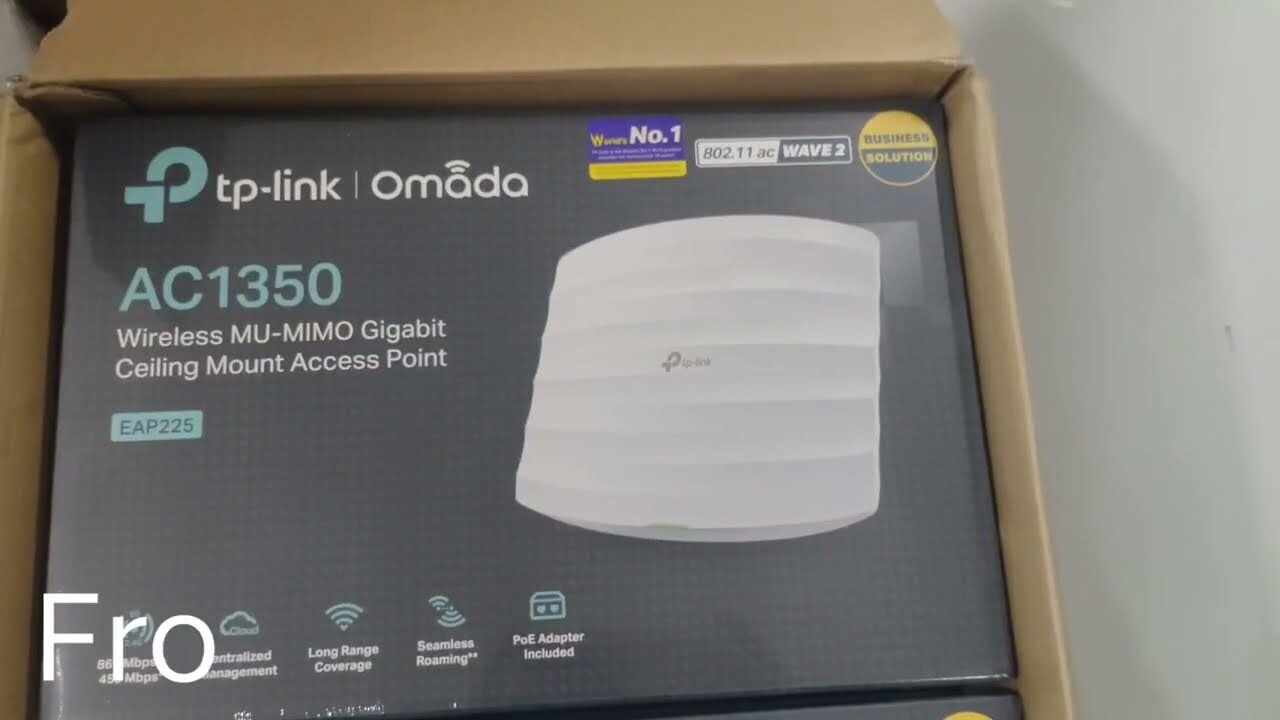 New, TP-Link AC1350 EAP225 Gigabit Ceiling Mount Access Point New, TP-Link AC1350 EAP225 Gigabit Ceiling Mount Access Point