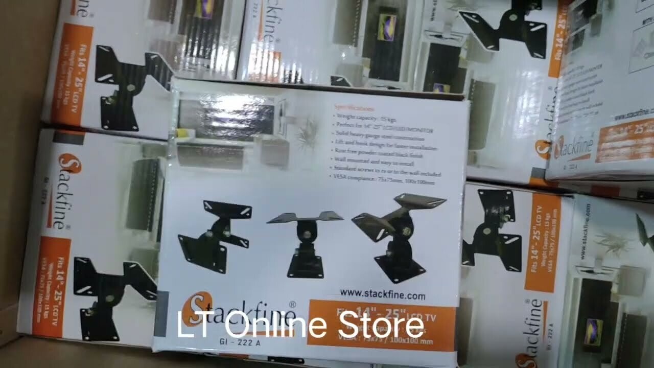 Stackfine 14 to 25 Wall Mount for LCD, LED, TV, 222A, Mov