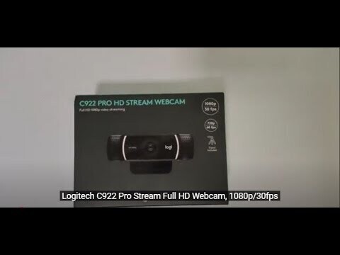 Logitech C922 Pro Stream Full HD Webcam, 1080p/30fps Logitech C922 Pro Stream Full HD Webcam, 1080p/30fps