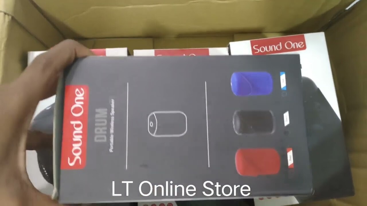 Sound One Bluetooth Speaker-Drum-Black Sound One Bluetooth Speaker-Drum-Black