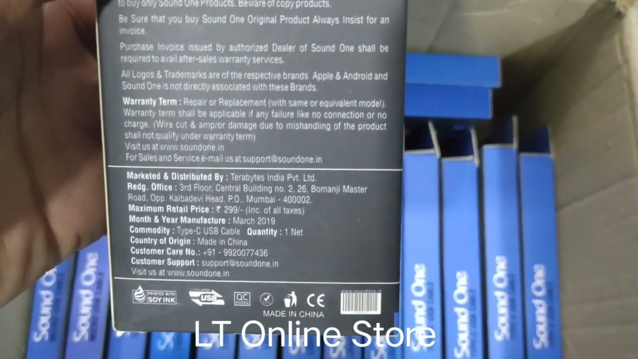 Sound One 1mtr TYPE-C USB Cable Sound One 1mtr TYPE-C USB Cable