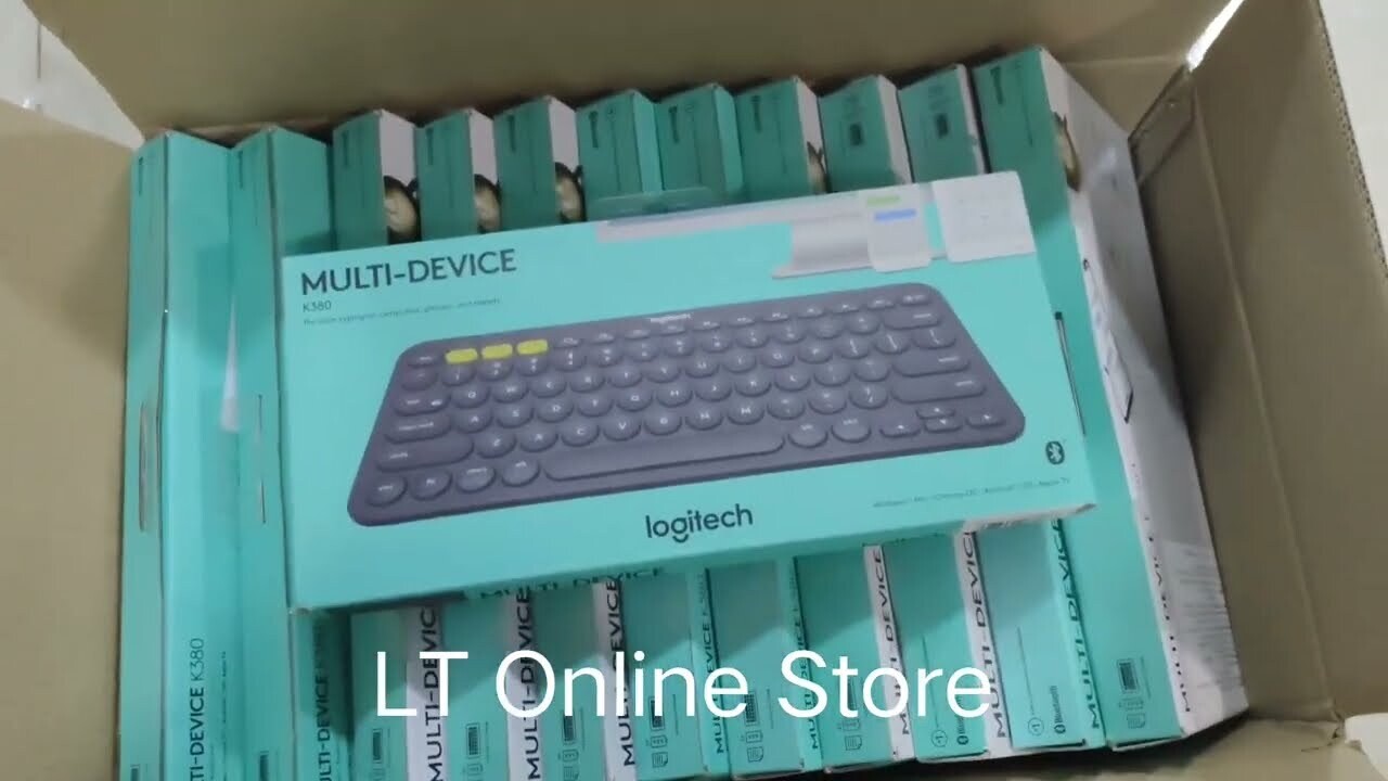 Logitech K380 Multi-Device Bluetooth Keyboard, Black