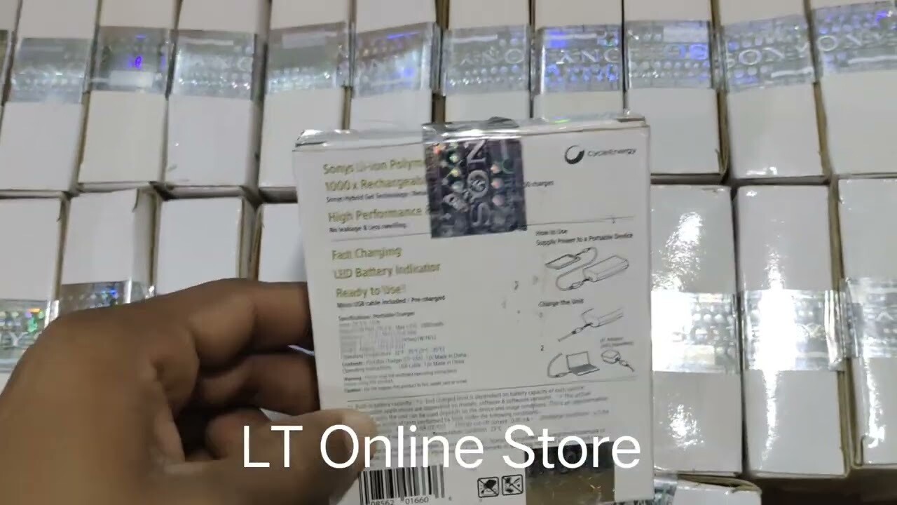 Sony 4700 mAh Li-Polymer Power Bank, White