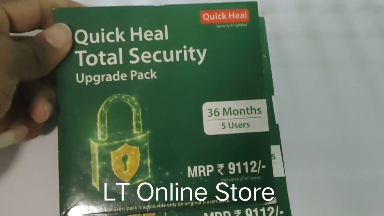 Renewal, 5 User, 3 Year, Quick Heal Total Security