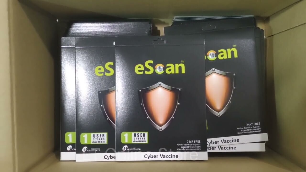 New v22x, 2 User, 3 Year, eScan Internet Security