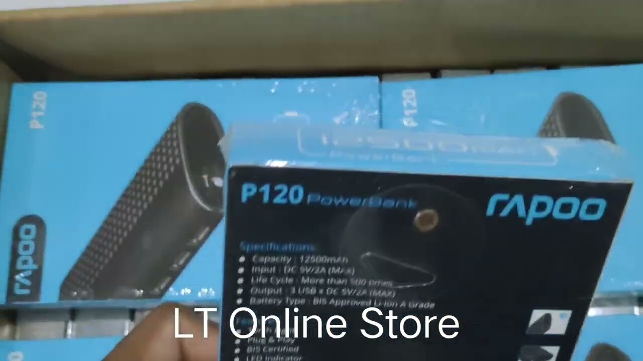 Rapoo 12,500mAh Power Bank