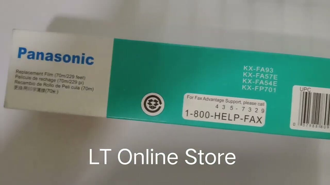 Panasonic KX-FA93 KX-FA57E, KX-FA54E, Fax Film TTR Roll Panasonic KX-FA93 KX-FA57E, KX-FA54E, Fax Film TTR Roll