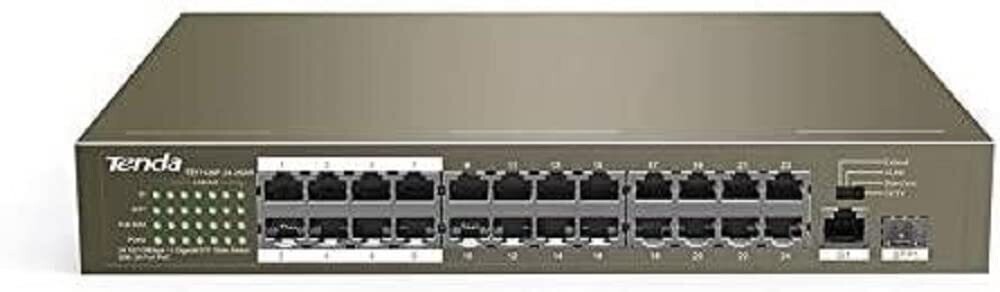 Tenda TEF1126P-24-250W 24FE+2GE/1SFP Rackmount Switch With 24-Port PoE
