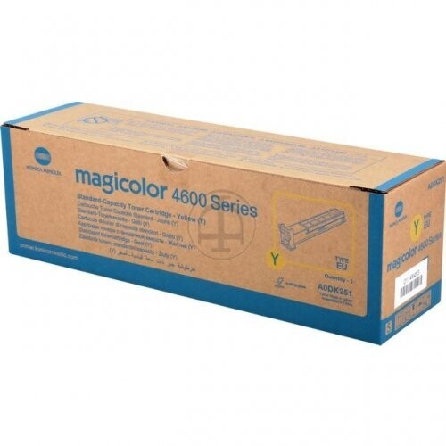 Konica Minolta 4600 Series Yellow Toner Cartridge
