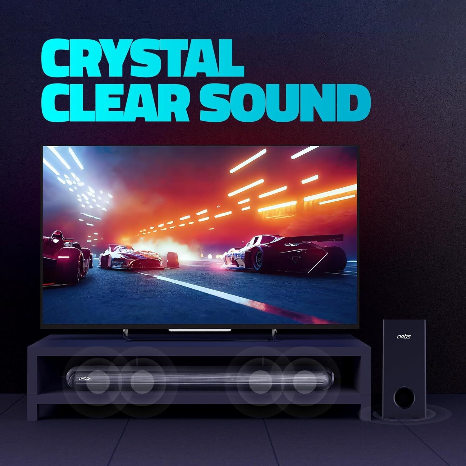 Artis X700 2.1 CH 120 Watts Bluetooth Sound Bar Artis X700 2.1 CH 120 Watts Bluetooth Sound Bar