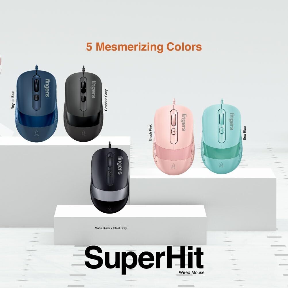 Fingers SuperHit USB Wired Mouse
