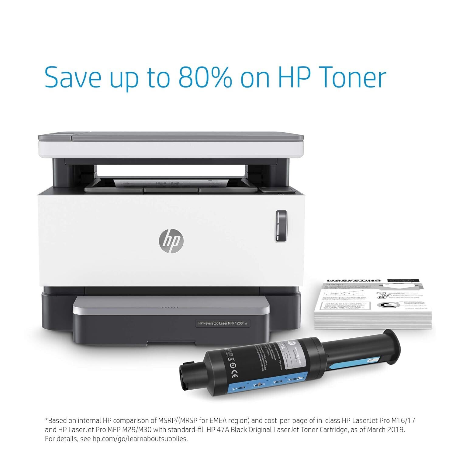 HP Neverstop Laser MFP 1200nw Printer