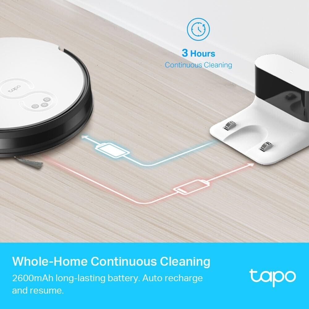 TP-Link Tapo RV10 2-in-1 Robotic Vacuum Cleaner