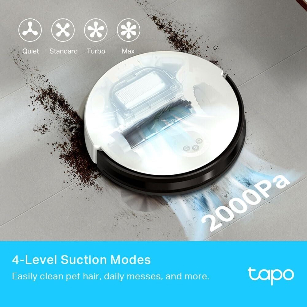 TP-Link Tapo RV10 2-in-1 Robotic Vacuum Cleaner