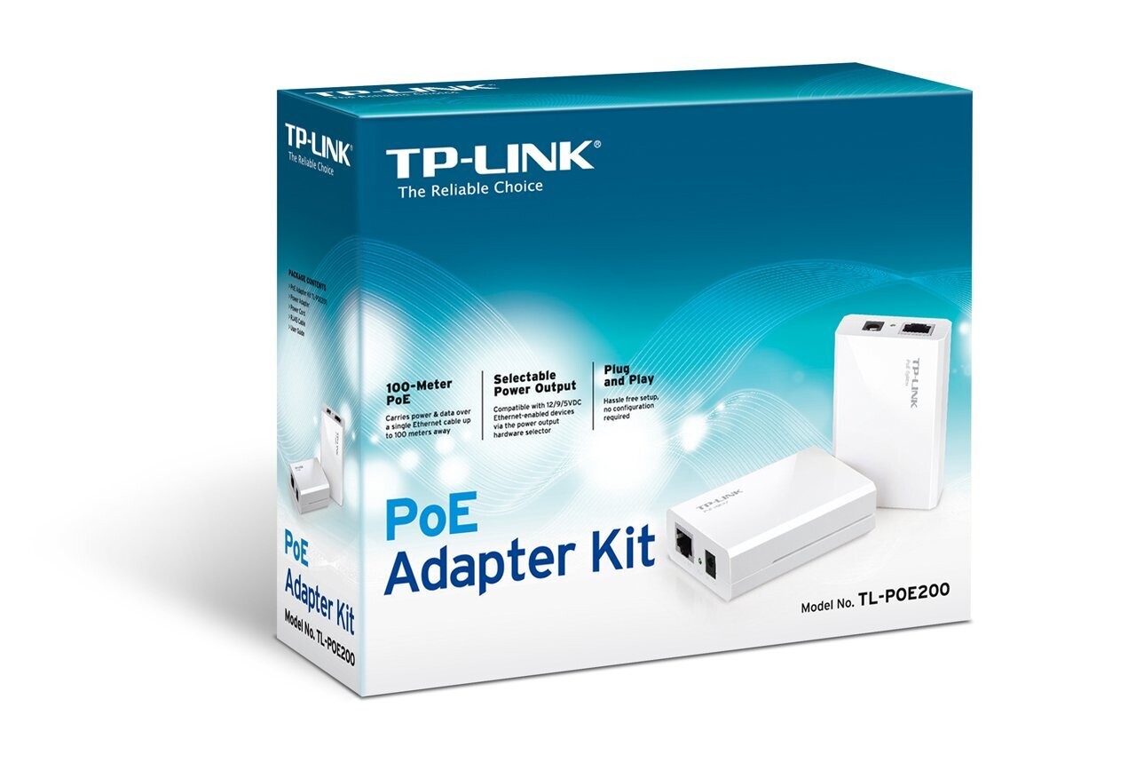 TP-Link TL-POE200 Power over Ethernet Adapter Kit