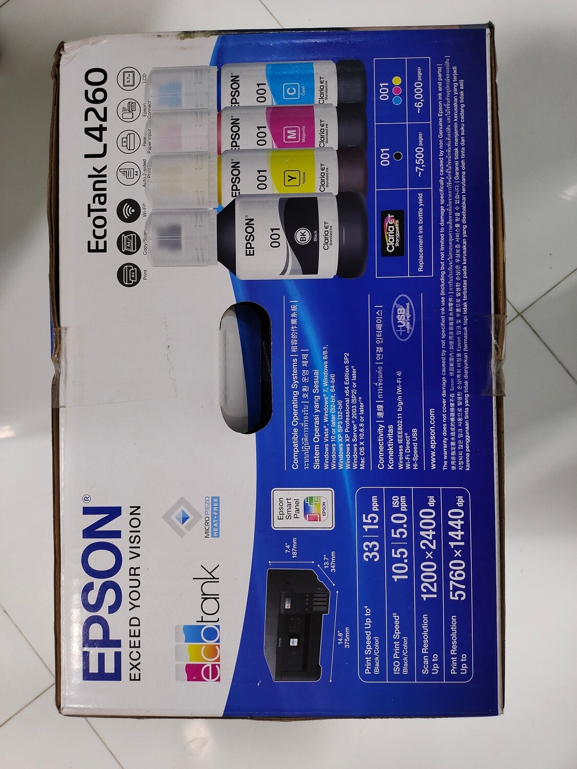 Epson Ecotank L4260 Multifunction Ink Tank Printer