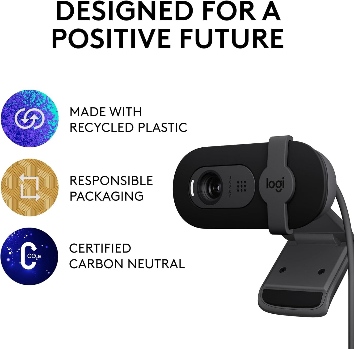 Logitech Brio 100 Full HD Webcam Logitech Brio 100 Full HD Webcam