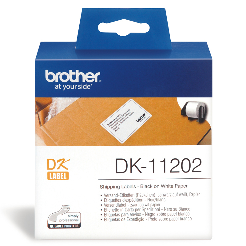 Brother DK11202 White Shipping Label Roll