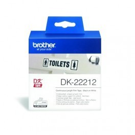 Brother Dk22212 Continuous Length Film White Label, 62mm X 15.24m