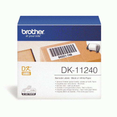 Brother DK11240 Bar Code Label, 102mm X 51mm X 600pcs