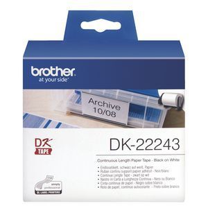 Brother DK22243 Continuous Extra Width Label, 102mm X 30.48m
