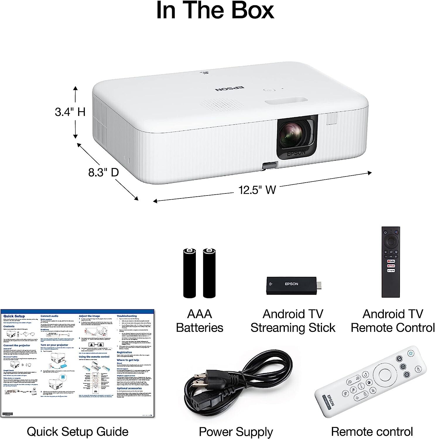 Epson EpiqVision Flex CO-FH02 Full HD Projector Epson EpiqVision Flex CO-FH02 Full HD Projector