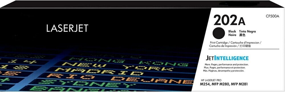 HP 202A Black Toner Cartridge CF500A
