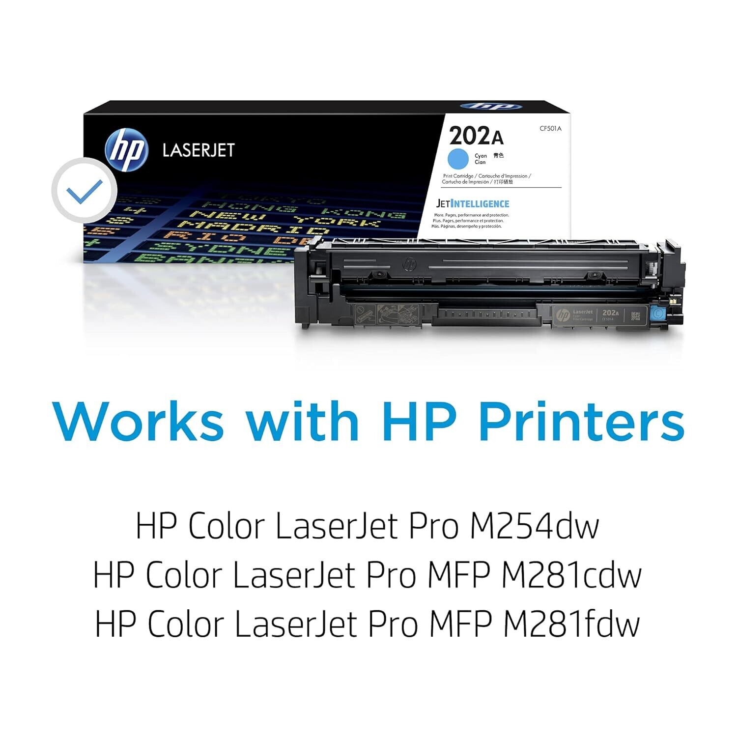 HP 202A Cyan Toner Cartridge CF501A