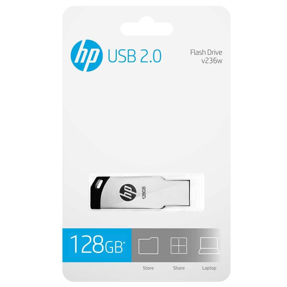 HP 128GB Pen Drive, 2.0 V236W, Metal