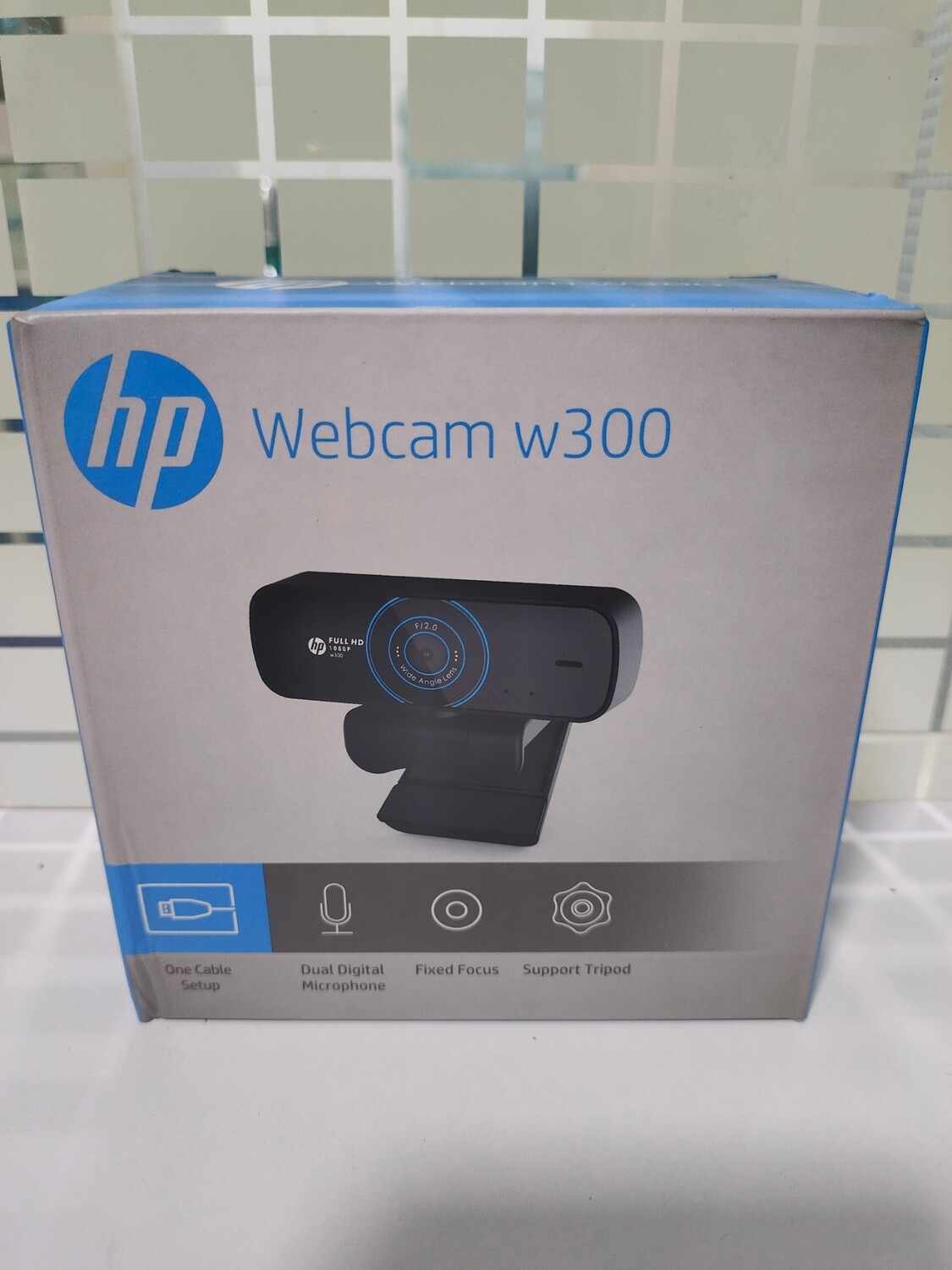 HP w300 Webcam, 1080p/30 Fps FHD