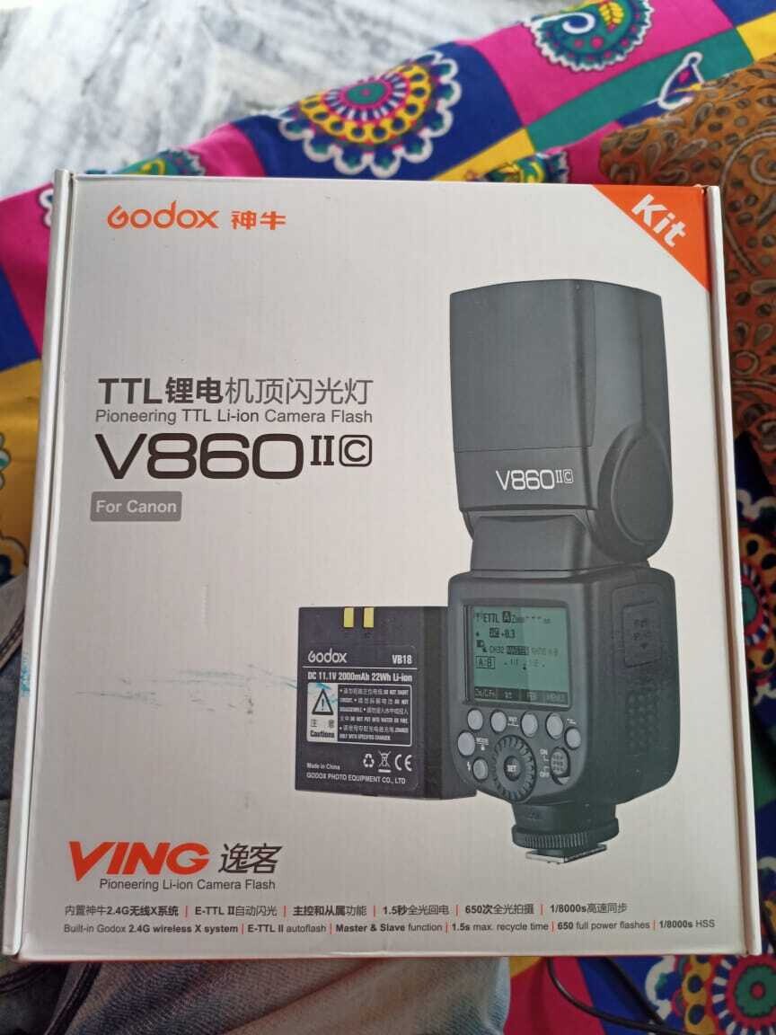 GODOX Ving V 860 II TTL Li-Ion Flash Kit for Canon Cameras
