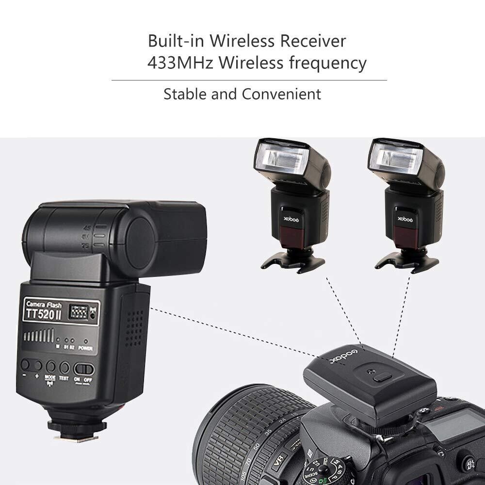 Godox TT520II Speedlite Wireless Trigger Transmitter