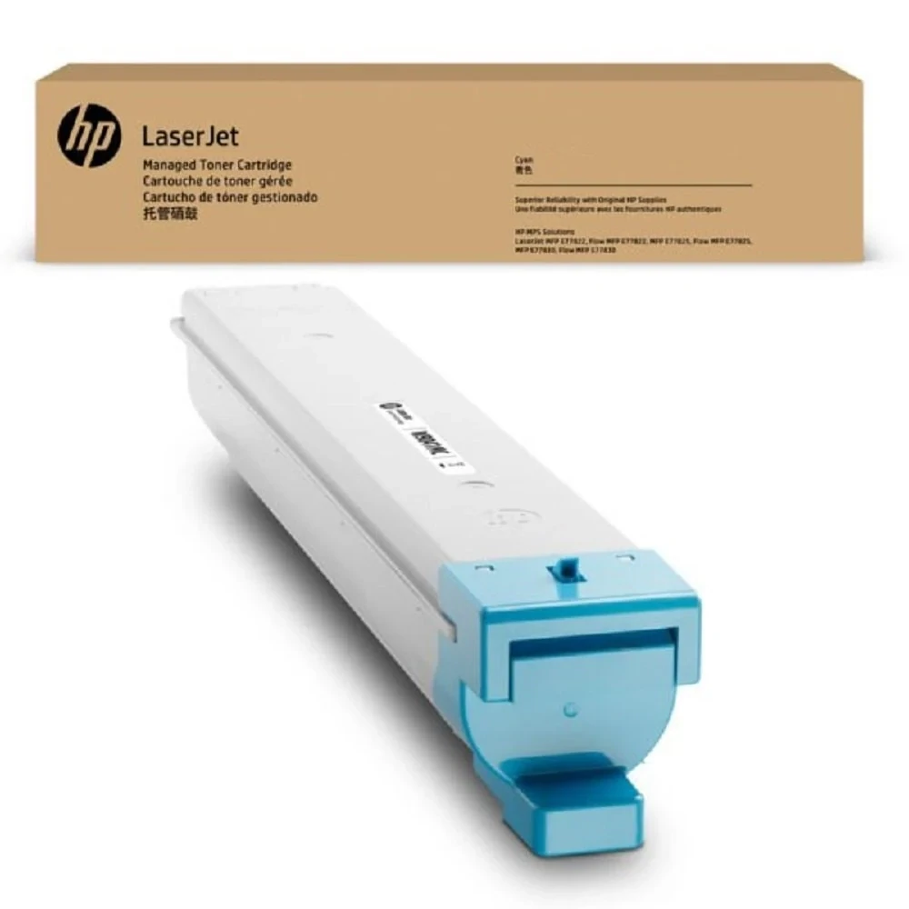 W9121MC HP LaserJet Cyan Managed Toner Cartridge , For Laser Printer