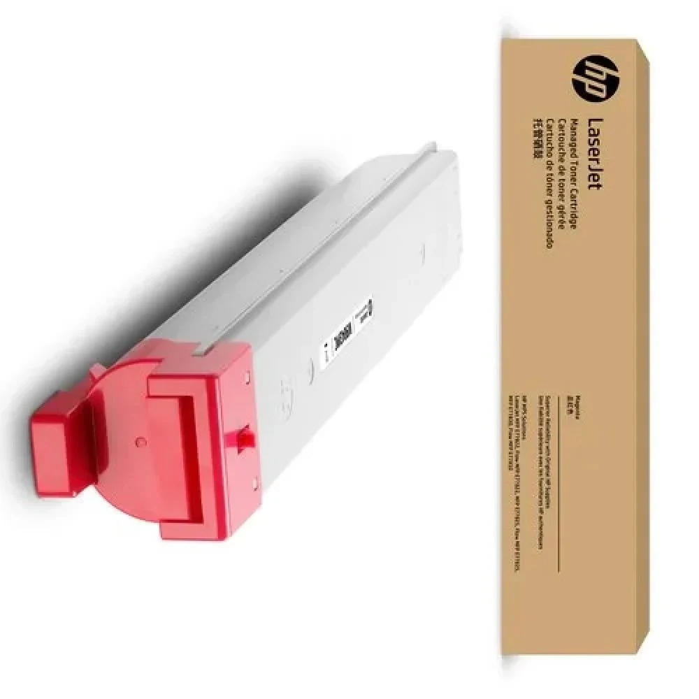 HP W9133MC LaserJet Magenta Managed Toner Cartridge,  Printer