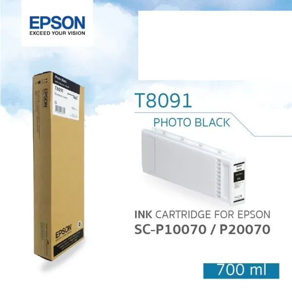 Epson T8091 Photo Black Ink Cartridge Epson T8091 Photo Black Ink Cartridge